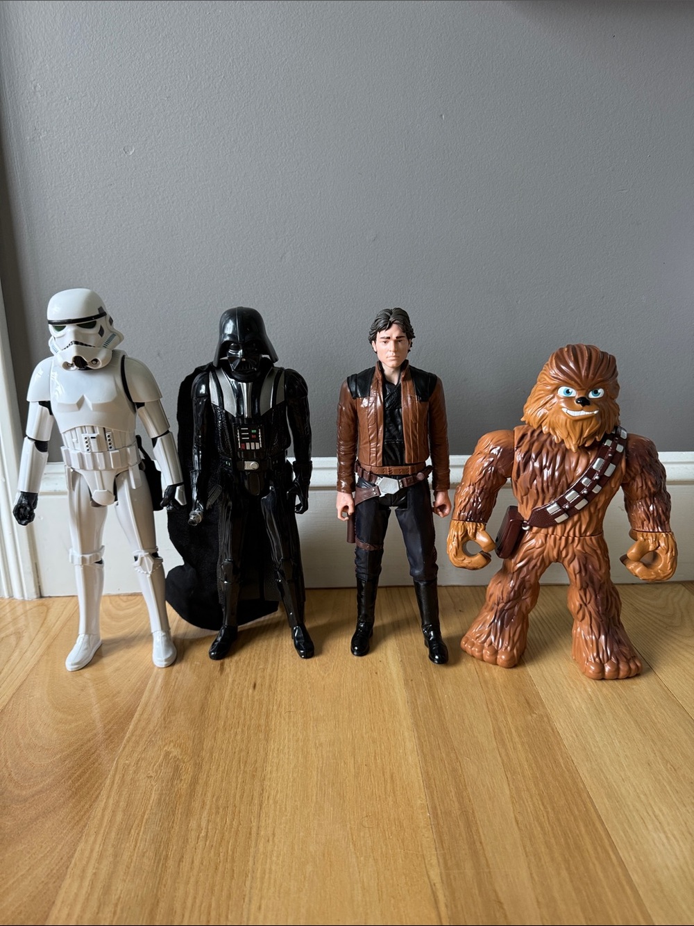 Hasbro Star Wars Darth Vader Han Solo Chewbacca Stormtrooper Lot